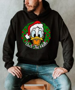 Donald Duck with Holiday Present, Donald Duck Christmas Shirt