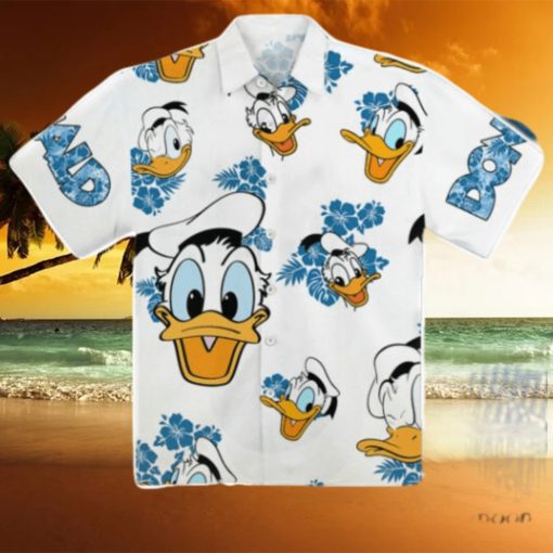 Donald Hibiscus Hawaiian Shirt