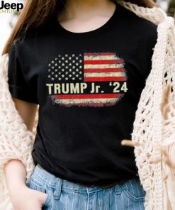 Donald Trump Jr. For President 2024 Trump Republican US Flag Tee Shirt