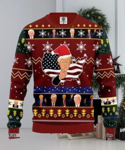 Donald Trump Ugly Christmas Holiday Sweater