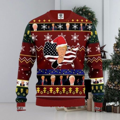 Donald Trump Ugly Christmas Holiday Sweater