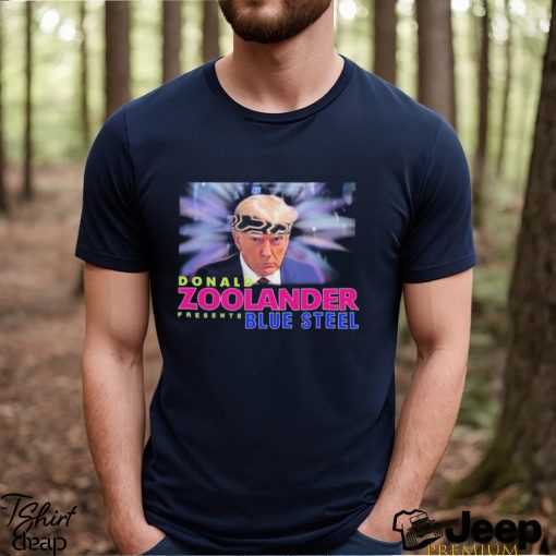 Donald Zoolander Present Blue Steel Trump Mugshot Shirt