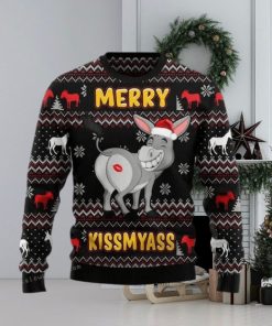 Donkey Merry Kissmyass Ugly Sweater