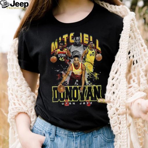 Donovan Mitchell Basketball Player Vintage Tee