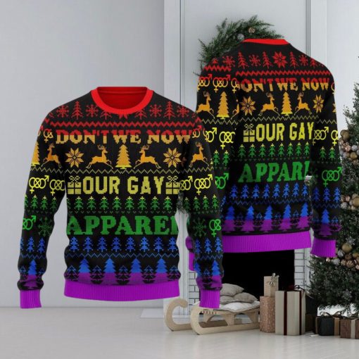 Don’t We Now Our Gay Ugly Christmas Wool Knitted Sweater