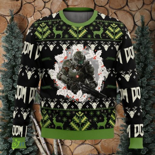 Doom V2 Ugly Christmas Sweater Holiday Party Sweater Christmas Gift