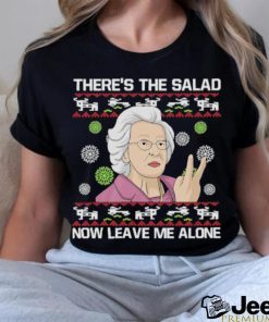 Doris O’Neill There’s The Salad Now Leave Me Alone Ugly Christmas Shirt