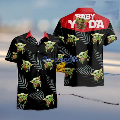 Dos Equis Baby Yoda Hug Tropical Hawaiian Shirt And Shorts Aloha Summer Gift For Men And Women