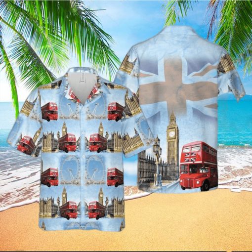 Double Decker Bus Routemasters Hawaiian Shirt