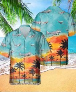 Douglas DC 3 Sunset Hawaiian Shirt