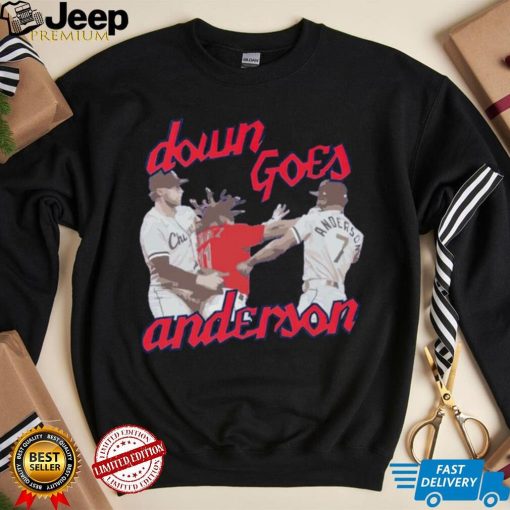 Down Goes Anderson fighting shirt