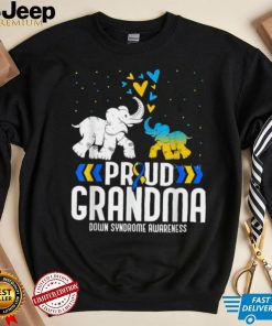 Down Syndrome Awareness Proud Grandma T Shirt