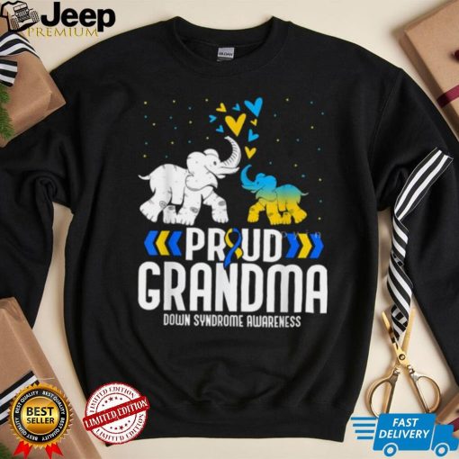 Down Syndrome Awareness Proud Grandma T Shirt