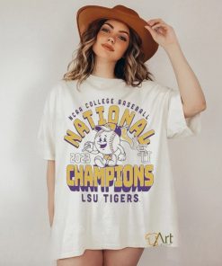 LSU Tigers 2023 NCAA Men’s Baseball College World Series Champions Cartoon T Shirt