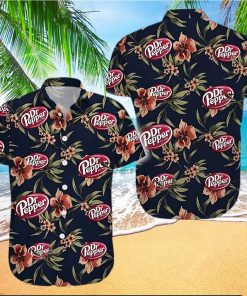 Dr Pepper Hawaiian Shirt Man