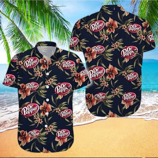 Dr Pepper Hawaiian Shirt Man