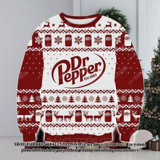 Dr Pepper Ugly Christmas Holiday Sweater