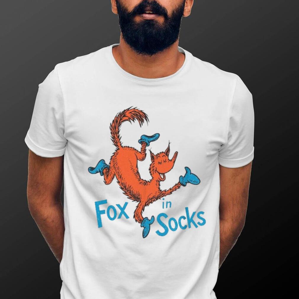 Men's Dr. Seuss Fox in Socks Portrait T-Shirt