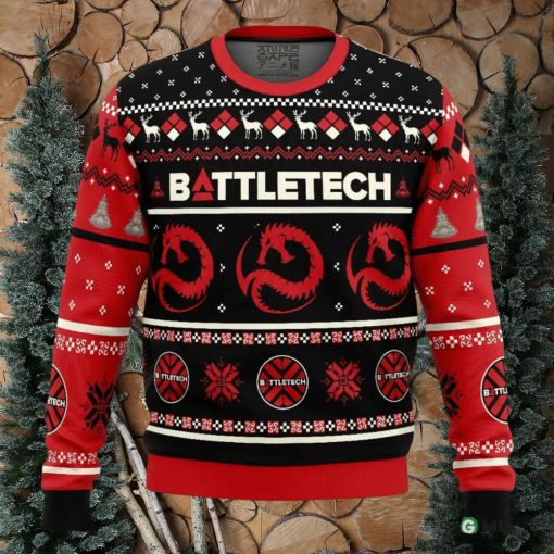 Draconis Battletech Ugly Christmas Sweater Holiday Gift Christmas Sweater