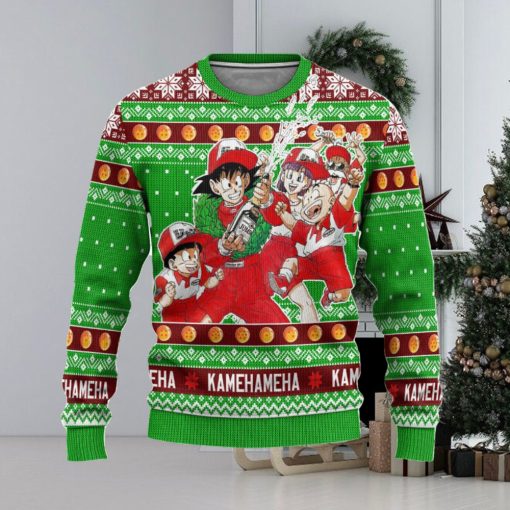 Dragon Ball Anime Ugly Christmas Sweater, Characters Xmas Gift, Custom Ugly Christmas Sweater