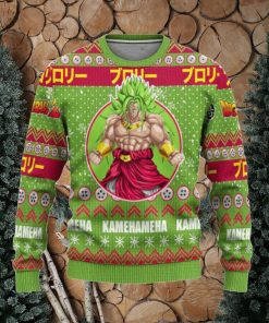 Dragon Ball Broly Kamehameha Ugly Christmas Sweaters