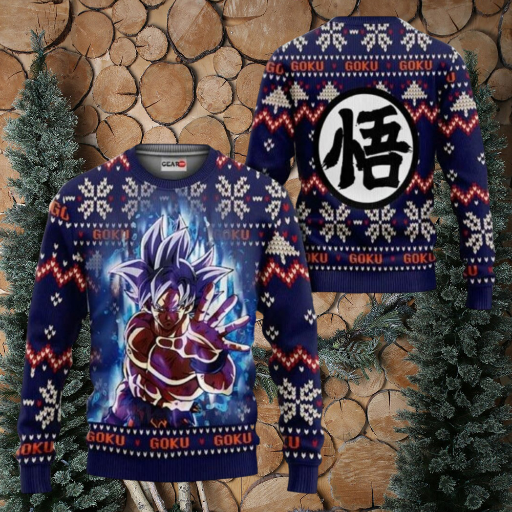 Goku ugly christmas outlet sweater