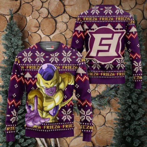 Dragon Ball Golden Frieza Ugly Christmas Sweaters