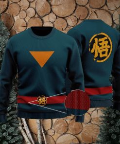 Dragon Ball Heroes Goku God Officer Uniform Ugly Sweater