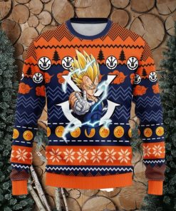 Dragon Ball Majin Vegeta Ugly Christmas Sweaters