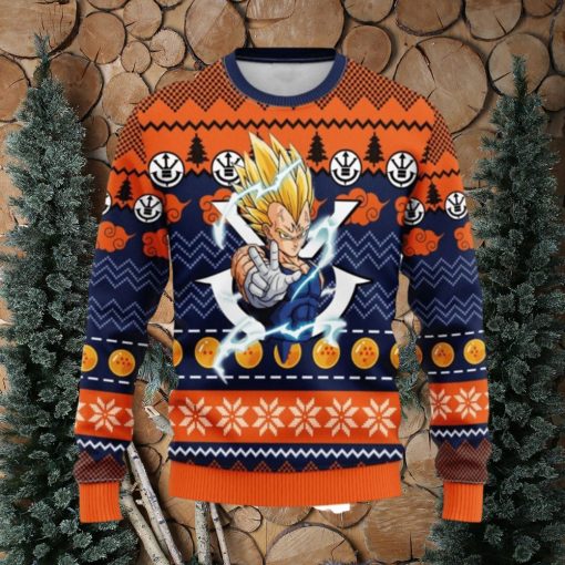 Dragon Ball Majin Vegeta Ugly Christmas Sweaters