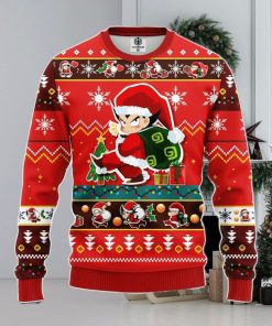 Dragon Ball Red Anime Ugly Christmas Sweater Red 1 Amazing Gift Men And Women Christmas Gift