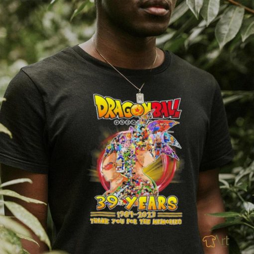 Dragon Ball Super 39 years 1984 2023 legend thank you for the memories shirt