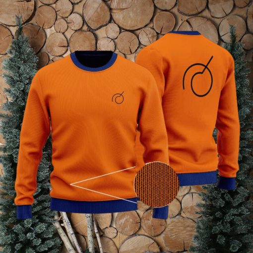 Dragon Ball Super Whis Goku Logo Orange Ugly Sweater