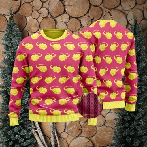 Dragon Ball Z Flying Nimbus Pattern Cute Ugly Sweater