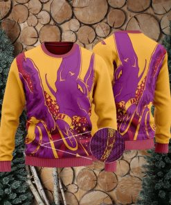 Dragon Ball Z Vibrant Beerus Art Ugly Xmas Sweater