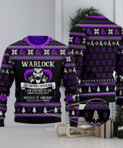 Dragon Classes Warlock Ugly Christmas Sweater The Warlock Ugly Christmas Game All Over 3D Gift For Men Women