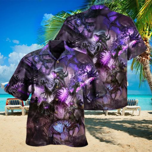 Dragon Skull Hawaiian Shirt For Men Women