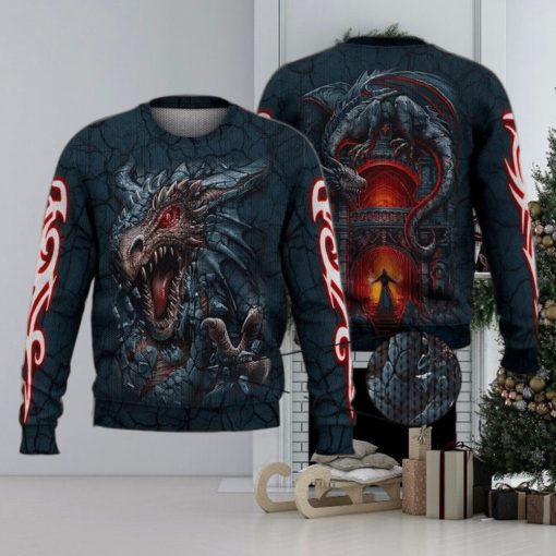 Dragon’S Lair 3D Full Print Ugly Sweater Christmas Gift Sweater