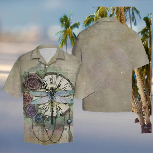 Dragonfly Time Hawaiian Summer Beach Shirt