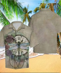 Dragonfly Time Hawaiian Summer Beach Shirt