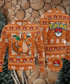 Dragonite Dragonite Anime Xmas Pocket Monster Gift Ugly Christmas Sweater For Men And Women