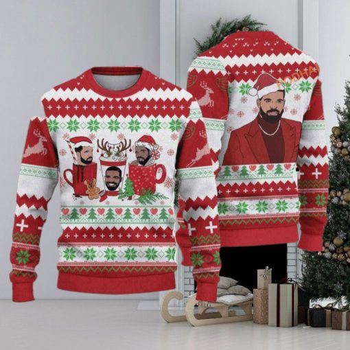 DrakeLove Christmas Knitted Matching Christmas Sweater 3D, Xmas Gifts