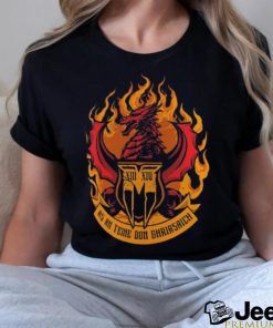 Drew Mcintyre Out Of The Fire Orange Flames T shirt