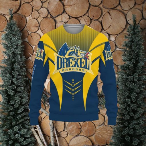 Drexel Dragons Football American Best Gift 3D Sweater Christmas Gift Ideas All Over Printed