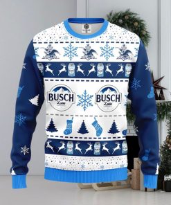 Drink Busch Latte Beer Ugly Christmas Sweater Xmas 3D Printed Christmas Sweater Gift