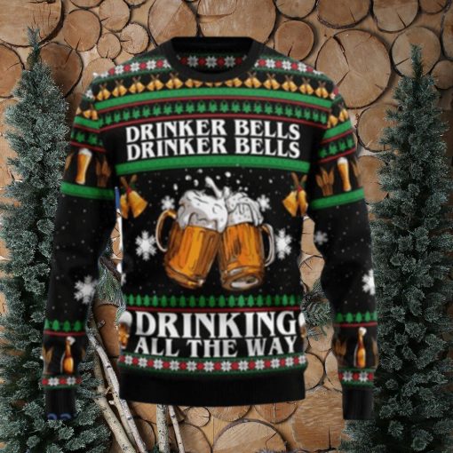 Drinker Bell Ugly Christmas Sweaters Unique Gift For Men And Women