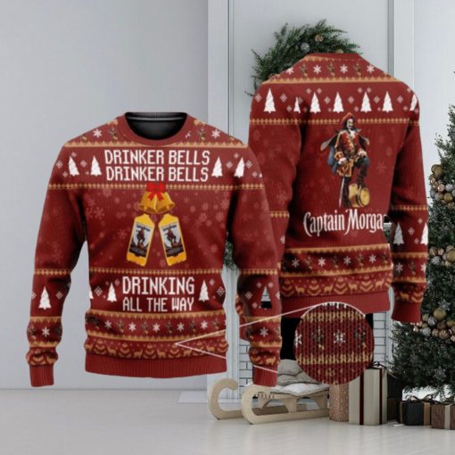 Drinker Bells Captain Morgan Ugly Christmas Sweater