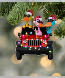 Duck Duck Jeep Off Road Truck Personalized Ornament Gift For Jeep Lovers Jeep Christmas Ornament