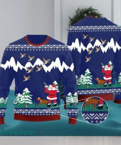 Duck Hunting Christmas Woven Ugly 3D Sweater For Thanksgiving