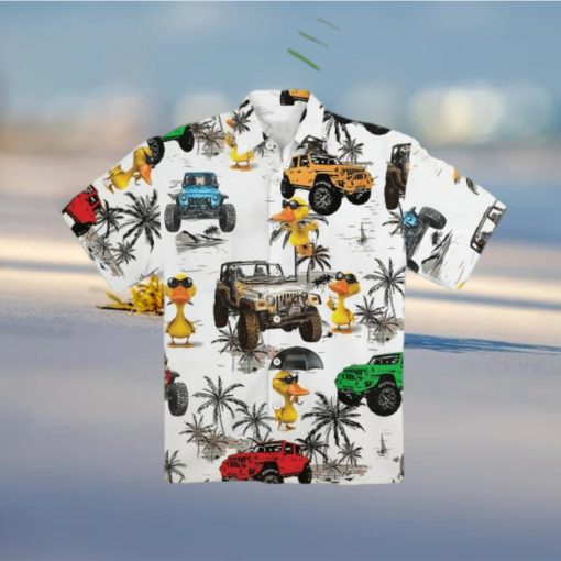 Duck Jeep Tropical Hawaiian Shirt